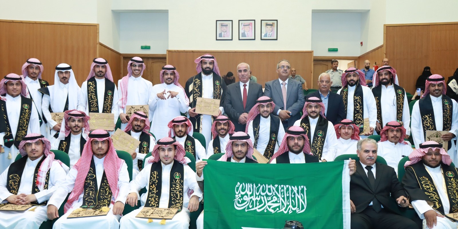  حفل تكريم الطلبة السعوديين المتوقع تخرجهم الدارسين في البرنامج الدولي في جامعة الحسين بن طلال.